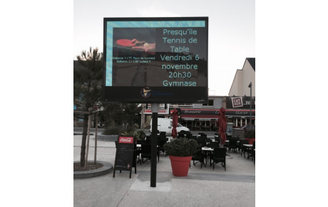 TT Quiberon à &quot;l'affiche&quot; dans la ville