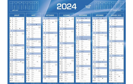 Saison 2023-2024: calendrier des 3 équipes pour la phase 2